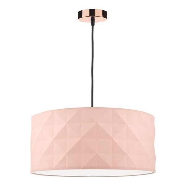 Підвісний світильник Dar Lighting SP8664 + AIS6503 Aisha 1 Light E27 Decorative Suspension Copper