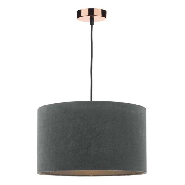 Lampa wisząca Dar Lighting SP8664 + AKA6539 Akavia 1 Light E27 Decorative Suspension Copper