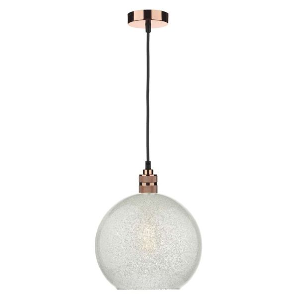 Lampa wisząca Dar Lighting SP8664 + JAN652 Janna 1 Light E27 Decorative Suspension Copper