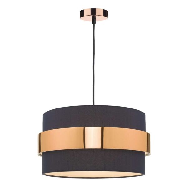 Підвісний світильник Dar Lighting SP8664 + OKI6523 1 Light E27 Decorative Suspension Copper