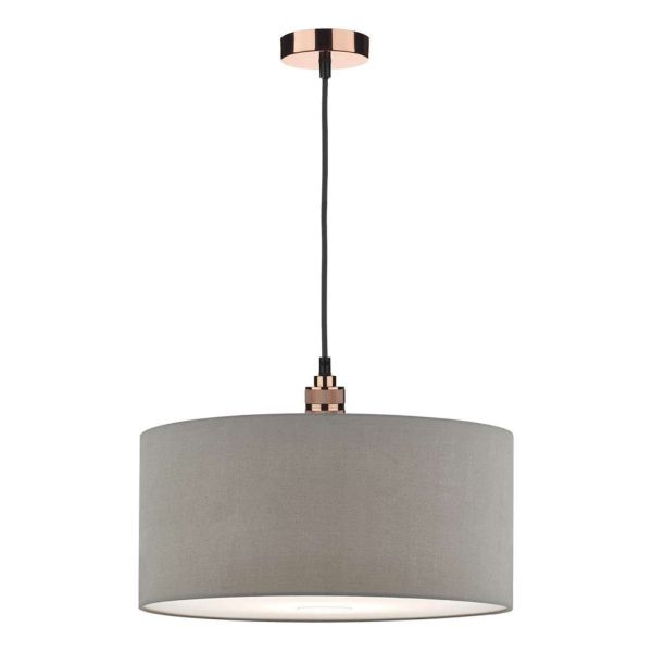 Підвісний світильник Dar Lighting SP8664 + RON6539 Ronda 1 Light E27 Decorative Suspension Copper