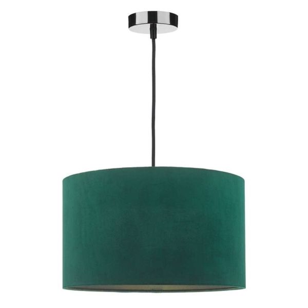 Lampa wisząca Dar Lighting SP8667 + AKA6524 Akavia 1 Light E27 Decorative Suspension Gun Metal