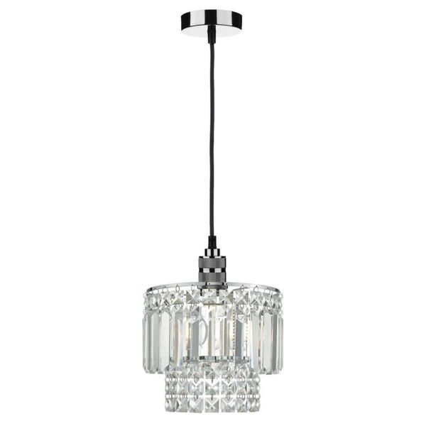 Lampa wisząca Dar Lighting SP8667 + KYL6550 Kyla 1 Light E27 Decorative Suspension Gun Metal