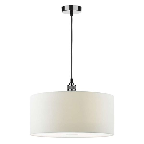 Lampa wisząca Dar Lighting SP8667 + RON652 Ronda 1 Light E27 Decorative Suspension Gun Metal