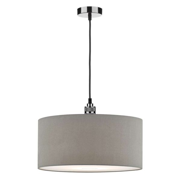 Lampa wisząca Dar Lighting SP8667 + RON6539 Ronda 1 Light E27 Decorative Suspension Gun Metal