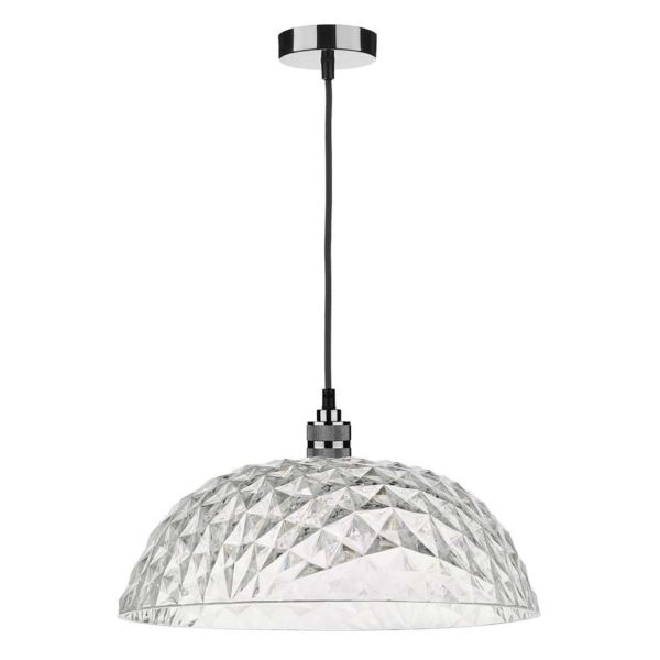 Lampa wisząca Dar Lighting SP8667 + TOB8608 Tobin 1 Light E27 Decorative Suspension Gun Metal