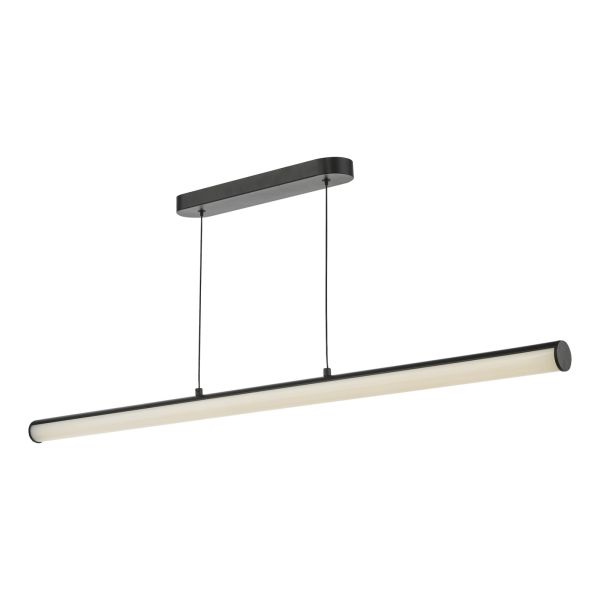 Підвісний світильник Dar Lighting TUB6222 Tube Bar Pendant Satin Black and Opal LED
