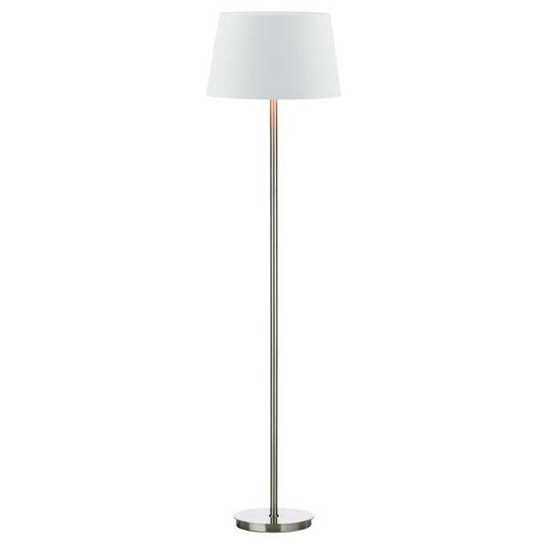 Lampa podłogowa Dar Lighting TUS4946 + CEZ162 Cezanne Tuscan Floor Lamp Satin Chrome