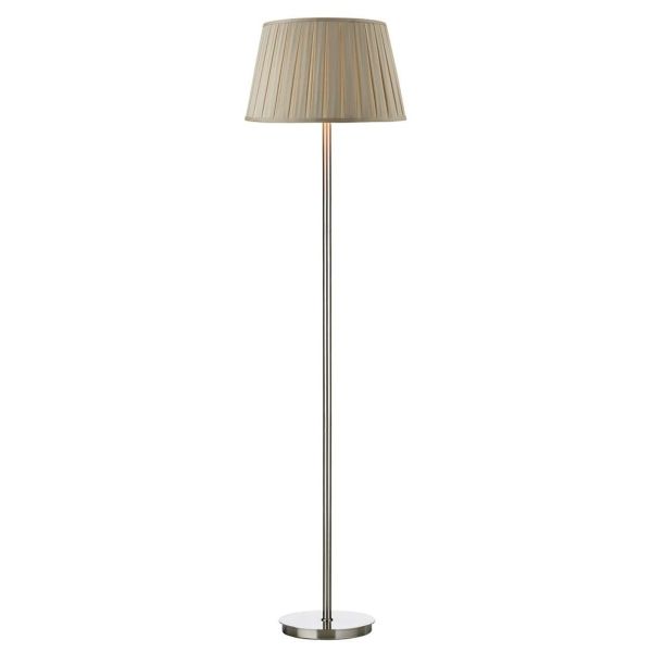 Торшер Dar Lighting TUS4946 + DEG1629 Degas Tuscan Floor Lamp Satin Chrome