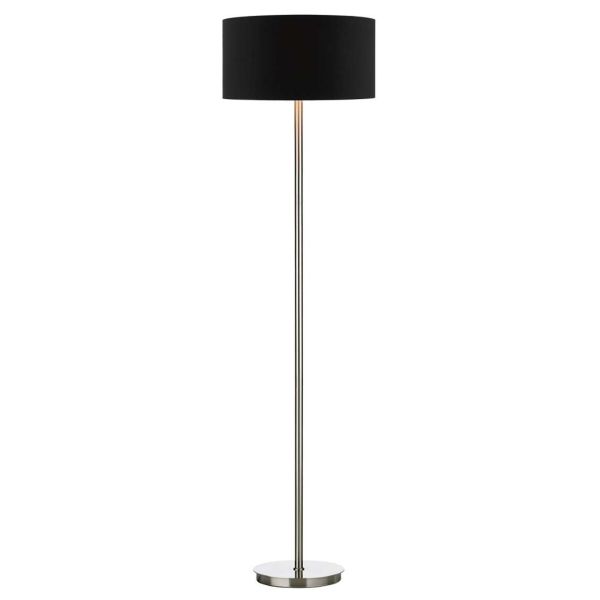 Lampa podłogowa Dar Lighting TUS4946 + SWO1622 Sword Tuscan Floor Lamp Satin Chrome