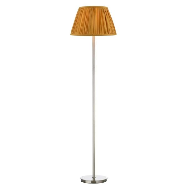 Торшер Dar Lighting TUS4946 + ULY1626 Ulyana Tuscan Floor Lamp Satin Chrome