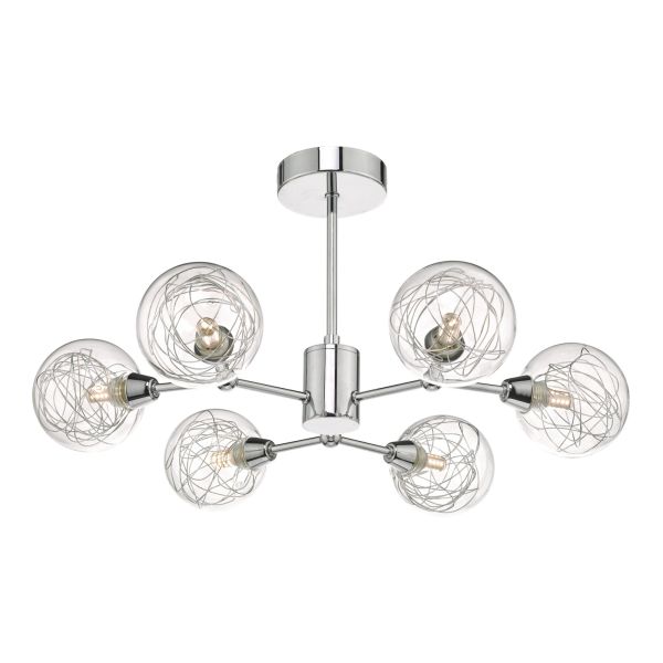 Люстра Dar Lighting TYK6450 Tyka