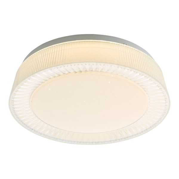 Plafon sufitowy Dar Lighting UDE522 Udell Flush White Acrylic LED