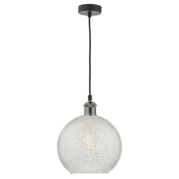 Підвісний світильник Dar Lighting WAC0161 + JAN652 Janna Waco 1 Light E27 Suspension Black Chrome Matt Black