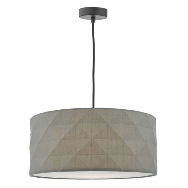 Підвісний світильник Dar Lighting WAC0164 + AIS6539 Aisha Waco 1 Light E27 Suspension Antique Copper Matt Black