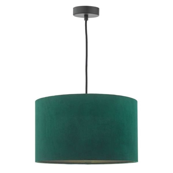 Lampa wisząca Dar Lighting WAC0164 + AKA6524 Akavia Waco 1 Light E27 Suspension Antique Copper Matt Black