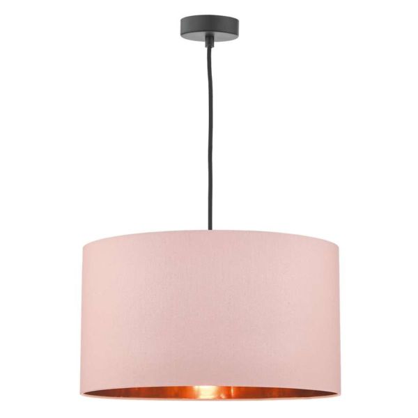 Lampa wisząca Dar Lighting WAC0164 + TIM6503 Timon Waco 1 Light E27 Suspension Antique Copper Matt Black