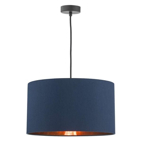 Lampa wisząca Dar Lighting WAC0164 + TIM6523 Timon Waco 1 Light E27 Suspension Antique Copper Matt Black