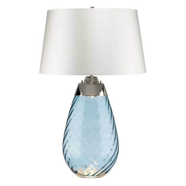 Lampa stołowa Elstead LENA-TL-L-BLUE-OWSS Lena Large