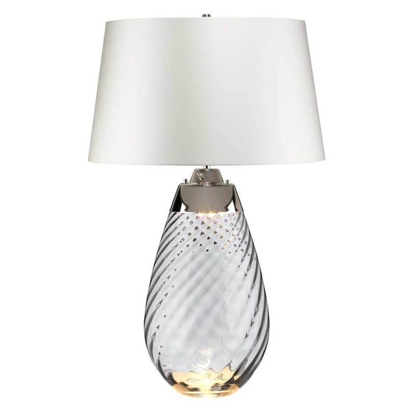 Настільна лампа Elstead LENA-TL-L-SMOKE-OWSS Lena Large