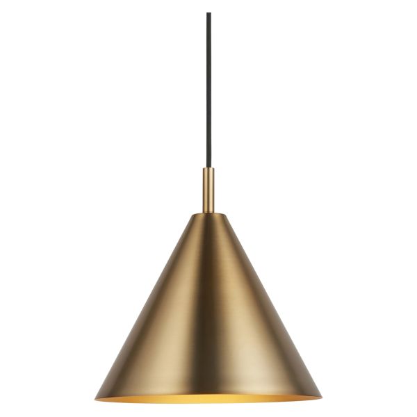 Lampa wisząca Endon 102891 Cape Pendant, Warm antique brass plate
