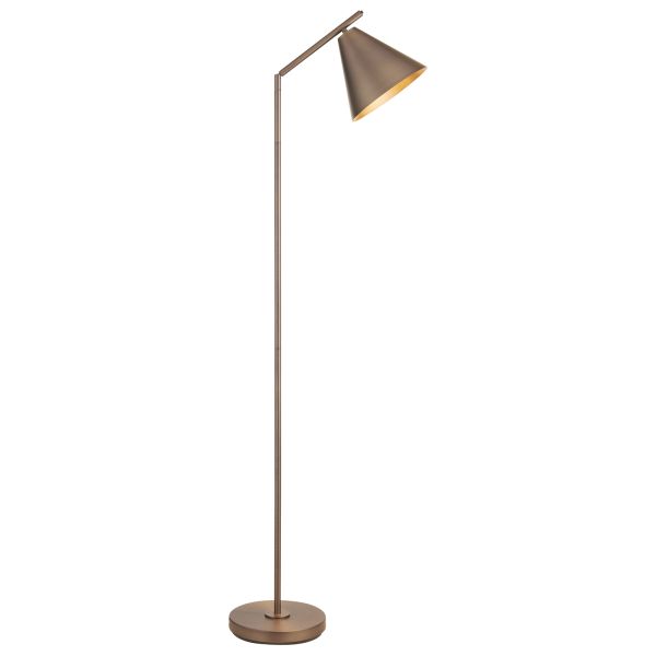 Lampa podłogowa Endon 102895 Cape Task Floor, Brushed antique bronze plate