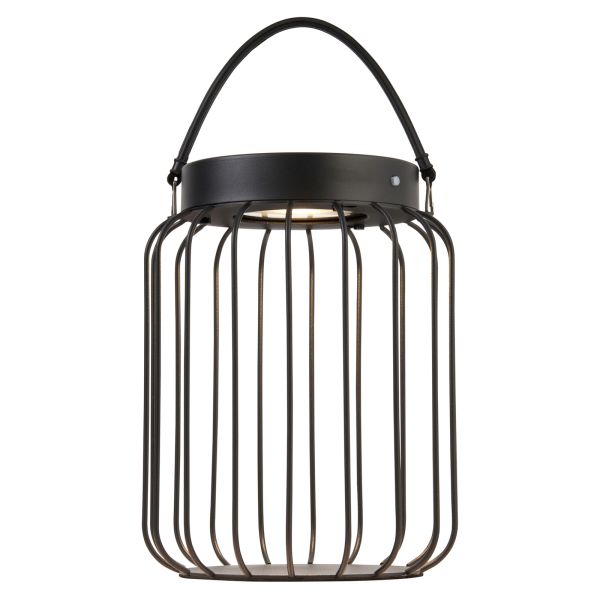Настільна лампа Endon 106477 Tropic Solar Table, Matt black