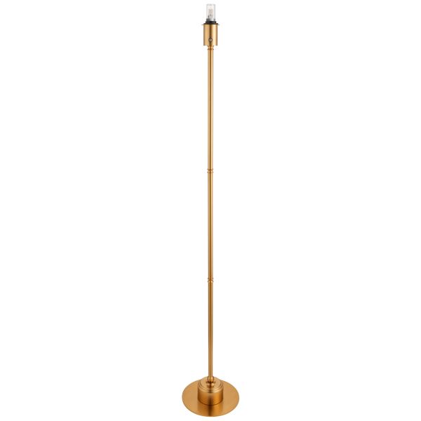Lampa podłogowa Endon 110460 Burley Rechargeable Floor Base, Brushed aged brass plate