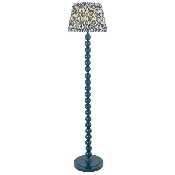 Торшер Endon 116193 Higgledy & Ripple 35cm Floor, Gloss marlin blue paint & marlin blue fabric