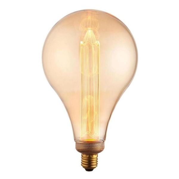 Лампа світлодіодна Endon 77084 потужністю 2.5W з серії XL E27 LED Globe з цоколем E27, температура кольору — 2300K