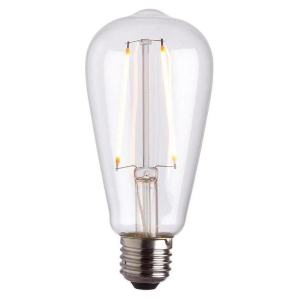 Лампа світлодіодна Endon 77106 потужністю 2W з серії E27 LED filament pear з цоколем E27, температура кольору — 2200K