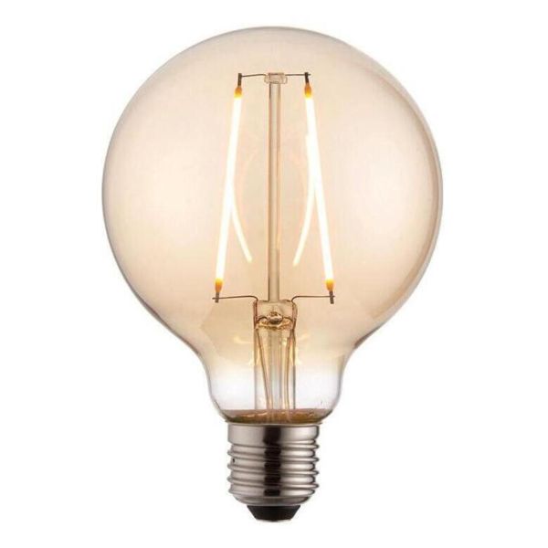 Лампа світлодіодна Endon 77109 потужністю 2W з серії E27 LED filament globe з цоколем E27, температура кольору — 2000K