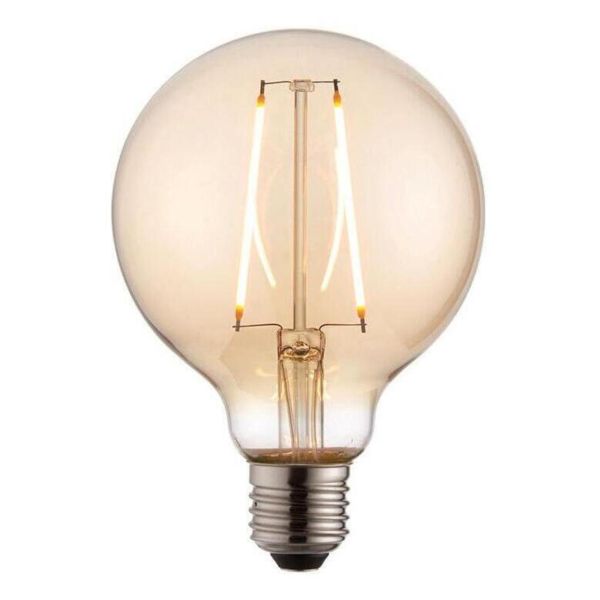 Żarówka ledowa Endon 77109 moc 2W z serii E27 LED filament globe z gwintem E27, temperatura barwowa — 2000K