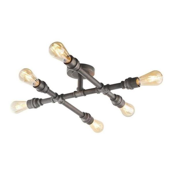 Żyrandol Endon 78763 Pipe 6lt Semi flush