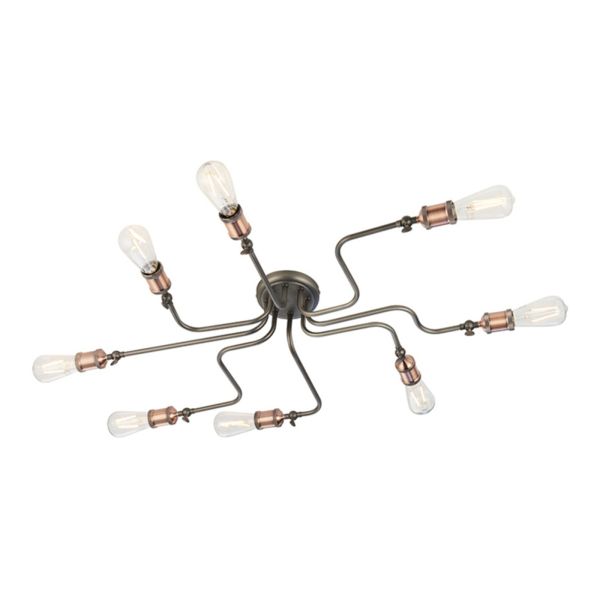 Żyrandol Endon 81610 Hal 8lt Semi Flush