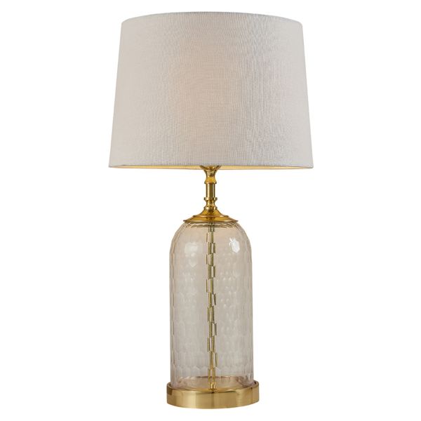 Lampa stołowa Endon 91215 Wistow & Mia Natural shade