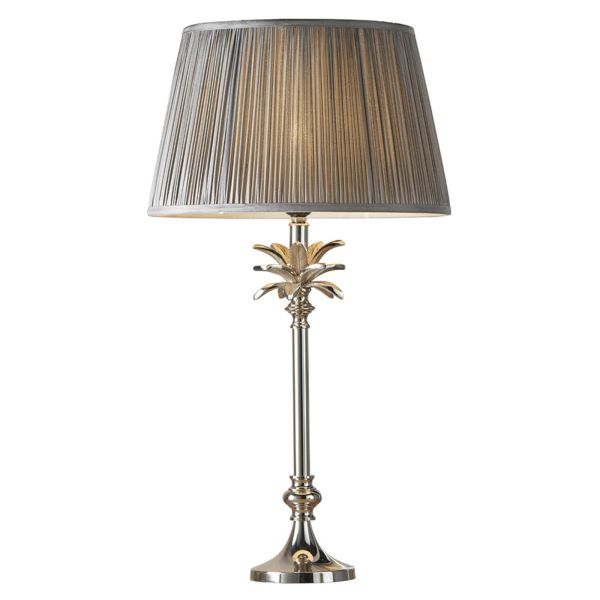 Lampa stołowa Endon 91219 Leaf & Freya Charcoal shade