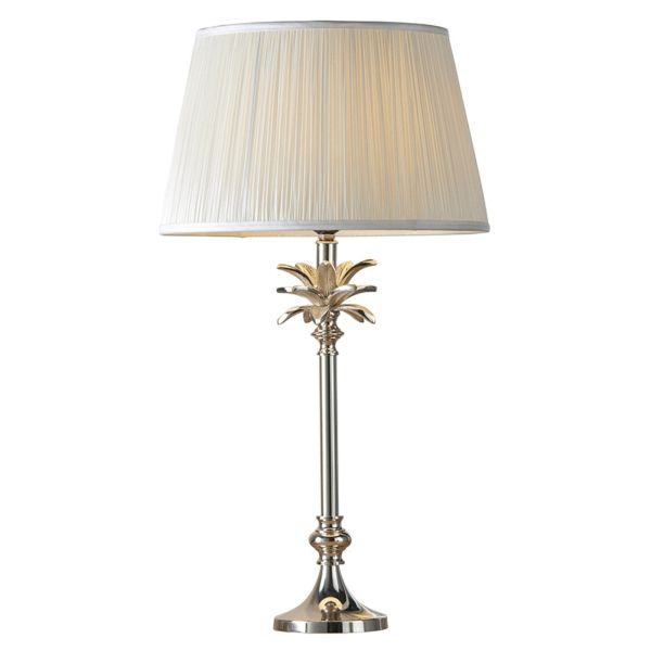 Lampa stołowa Endon 91224 Leaf & Freya Vintage white shade