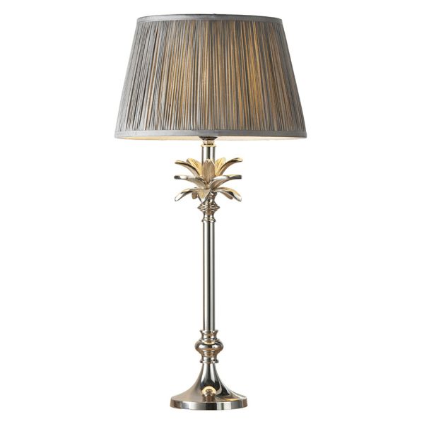 Lampa stołowa Endon 91225 Leaf & Freya Charcoal shade