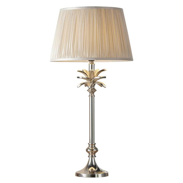 Lampa stołowa Endon 91228 Leaf & Freya Oyster shade