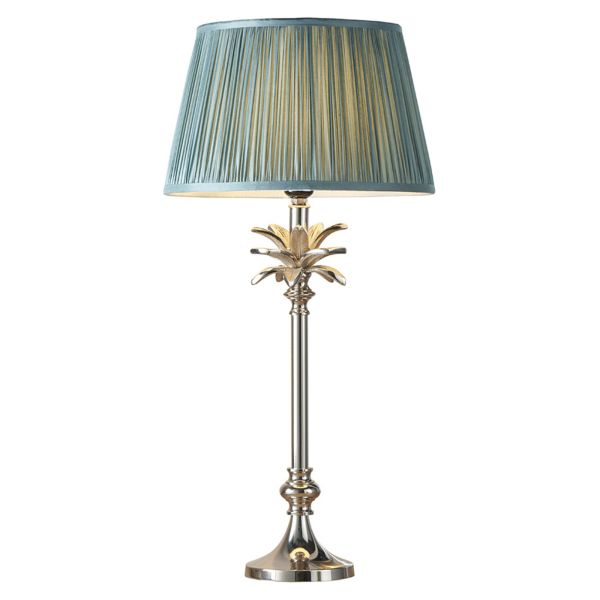 Lampa stołowa Endon 91229 Leaf & Freya Fir shade