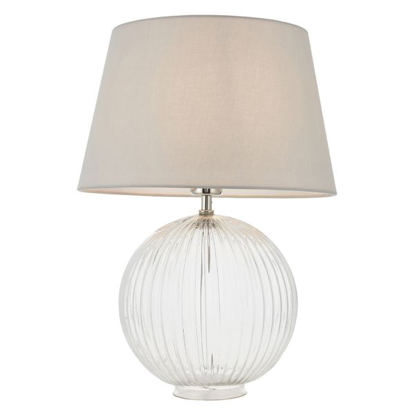 Lampa stołowa Endon 92884 Jemma & Evie Grey shade