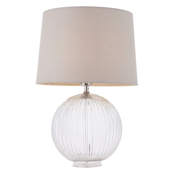 Lampa stołowa Endon 92892 Jemma & Mia Natural shade