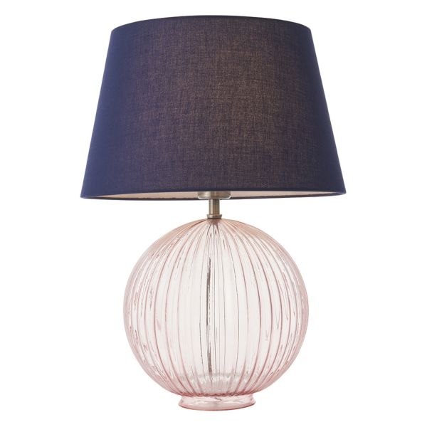 Lampa stołowa Endon 92897 Jemma & Evie Navy shade