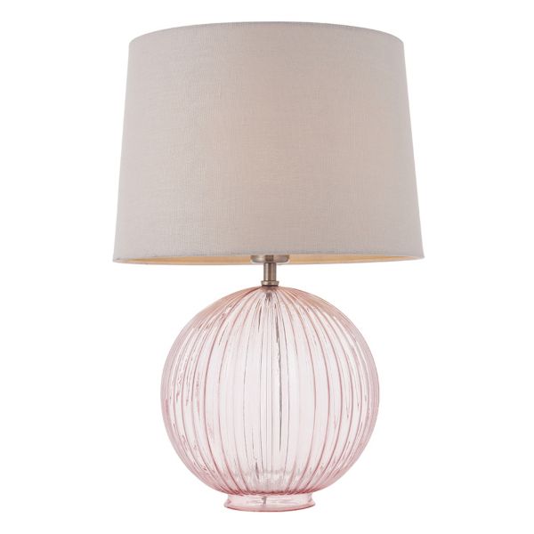 Lampa stołowa Endon 92901 Jemma & Mia Natural shade