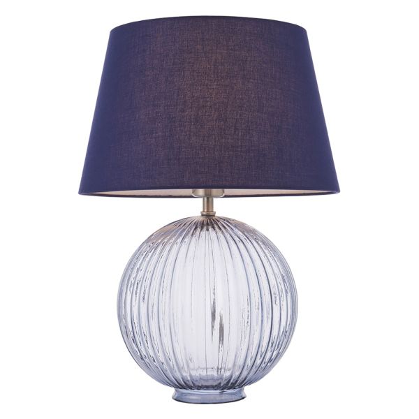 Lampa stołowa Endon 92906 Jemma & Evie Navy shade