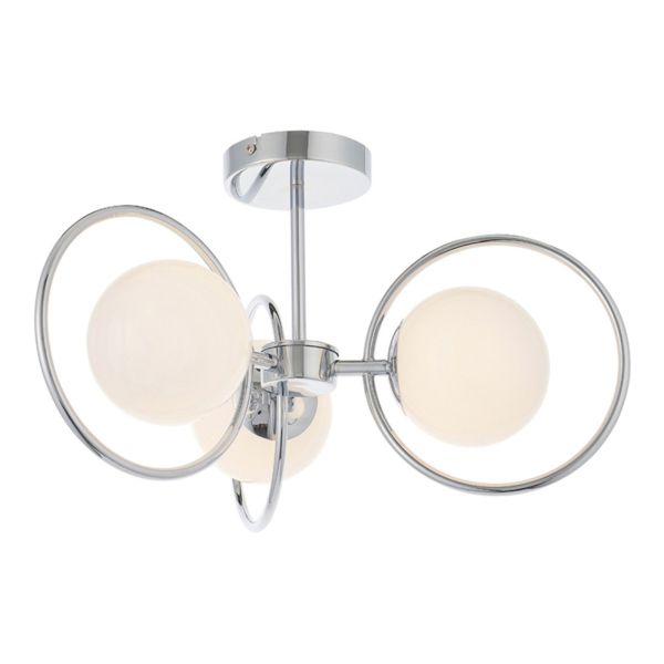 Żyrandol Endon 93902 Orb 3lt Semi Flush