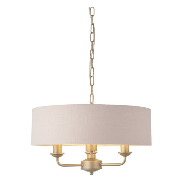 Підвісний світильник Endon 94410 Highclere 3lt Pendant