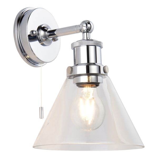 Підсвітка для дзеркала Endon 95513 Toulon Wall, Chrome plate & clear glass