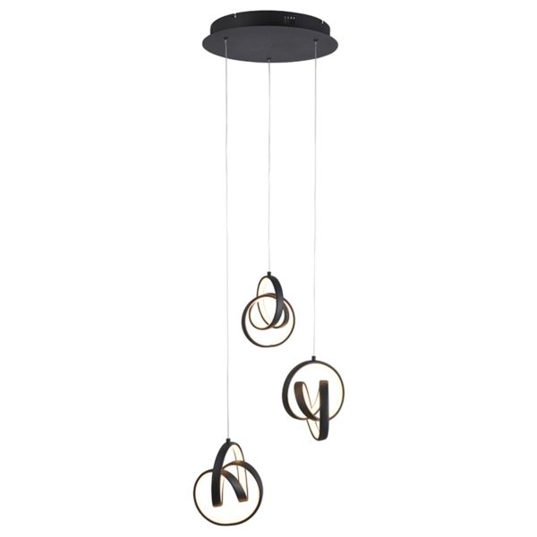 Lampa wisząca Endon 97623 Cosma 3lt Pendant